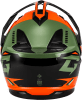 GMAX GM-11 RONIN HELMET ORANGE/GREEN/BLACK - Image 2 of 0