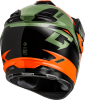 GMAX GM-11 RONIN HELMET ORANGE/GREEN/BLACK - Image 4 of 0