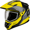GMAX GM-11S RONIN SNOW HELMET YELLOW/SILVER/GREY - Image 1 of 0