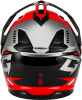 GMAX GM-11S RONIN SNOW HELMET W/ ELECTRIC SHIELD BLACK/RED - Image 2 of 0