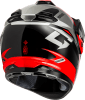 GMAX GM-11S RONIN SNOW HELMET W/ ELECTRIC SHIELD BLACK/RED - Image 4 of 0