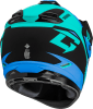 GMAX GM-11S RONIN SNOW HELMET W/ ELEC SHIELD MATTE BLK/BLUE - Image 4 of 0