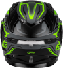 GMAX MD-01S TRANSISTOR SNOW HELMET W ELEC SHLD BLK/GREY/GREEN - Image 2 of 0