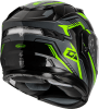 GMAX MD-01S TRANSISTOR SNOW HELMET W ELEC SHLD BLK/GREY/GREEN - Image 4 of 0