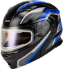 GMAX MD-01S TRANSISTOR SNOW HELMET W ELECTRIC SHLD BLUE/BLACK - Image 1 of 0