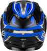 GMAX MD-01S TRANSISTOR SNOW HELMET W ELECTRIC SHLD BLUE/BLACK - Image 2 of 0