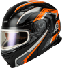 GMAX MD-01S TRANSISTOR SNOW HELMET W ELECTRIC SHLD ORANGE/BLK - Image 1 of 0