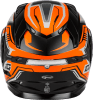 GMAX MD-01S TRANSISTOR SNOW HELMET W ELECTRIC SHLD ORANGE/BLK - Image 2 of 0