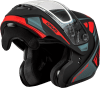 GMAX MD-04S SECTOR SNOW HELMET MATTE BLACK/RED - Image 5 of 0