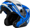 GMAX MD-04S SECTOR SNOW HELMET W/ ELECTRIC SHIELD BLUE/BLACK - Image 3 of 0