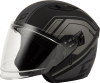 GMAX OF-87 DUKE HELMET W/LED LIGHT MATTE BLK/GREY - Image 1 of 0