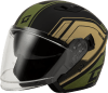 GMAX OF-87 DUKE HELMET MATTE BLACK/GREEN - Image 2 of 0