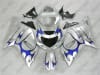 Silver/Blue Tribal Suzuki GSX-R 600 750 Fairings - Image 1 of 0