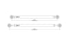 Brocks Carbon Fiber Shift Linkage Adjustable 12.00â€ to 13.25â€ - Image 3 of 0