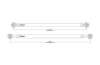 Brocks Carbon Fiber Shift Linkage Adjustable 13.25â€ to 14.50â€ - Image 3 of 0
