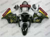 Kawasaki ZX6R Yellow Flame Kanji Fairings - Image 1 of 0