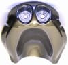 Charcoal Gray EuroTail for Hayabusa (99-07) With LED Lights (product code# EUROS101CH) - Image 1 of 0