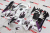 Honda CBR 600RR Black/Purple Flame on White Fairings - Image 2 of 0