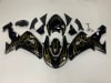 Kawasaki ZX10R 2006-2007 Black/Gold Flames Fairings | KAW49 - Image 1 of 0