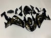 Kawasaki ZX10R 2006-2007 Black/Gold Flames Fairings | KAW49 - Image 3 of 0