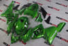 Kawasaki ZX10R 2004-2005 Green/Black Ghost Flame Fairings | KAW51 - Image 3 of 0