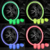 4pcs Luminous Valve Caps, Fluorescent Night Glowing Car Motorcycle Bicycle Bike Wheel Tyre Hub Luminous Valve Stem Caps Decors - Image 5 of 0
