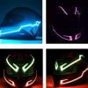 A Pair Helmet Motorcycle Light Riding Signal EL Strip Flashing Durable Kit Bar DIY Helmet Led Strip Reflector Cold Light Film - Image 1 of 0