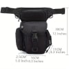 1pc Thigh Bag For Outdoor Activities - Ideal For Motorcycle Racing, Cycling, Hiking, And Horse Riding - Image 4 of 0