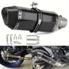 Universal Motorcycle Scooter Exhaust Escape Pipe GY6 Z750 CBR125 250 CB400 CB600 YZF FZ400 - Image 2 of 0