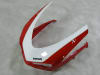 Motorcycle Fairings Kit - Ducati 1198 1098 848 Evo Red/White Fairings | ND848-19 - Image 5 of 0