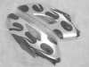 Motorcycle Fairings Kit - 2004-2005 Honda CBR 1000RR Silver Tribal/Grey Fairings | NH10405-41 - Image 3 of 0