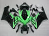 Motorcycle Fairings Kit - 2004-2005 Honda CBR 1000RR Black/Green OEM Style Fairings | NH10405-42 - Image 1 of 0