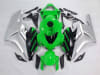 Motorcycle Fairings Kit - 2004-2005 Honda CBR 1000RR Green/Silver/Black Fairings | NH10405-46 - Image 1 of 0