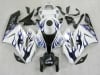 Motorcycle Fairings Kit - 2004-2005 Honda CBR 1000RR White/Blue Flame Fairings | NH10405-86 - Image 1 of 0