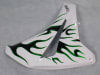 Motorcycle Fairings Kit - 2008-2011 Honda CBR 1000RR White/Green Flame Fairings | NH10811-11 - Image 4 of 0