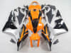 Motorcycle Fairings Kit - 2007-2008 Honda CBR 600RR Orange/Silver Fairings | NH60708-1 - Image 1 of 0