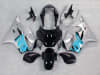 Motorcycle Fairings Kit - 1999-2000 Honda CBR 600 F4 Silver/Blue Fairings | NH69900-7 - Image 1 of 0