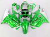Motorcycle Fairings Kit - 2000-2001 Kawasaki ZX12R Mean Green Flame Fairings | NK10001-16 - Image 1 of 0