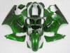 Motorcycle Fairings Kit - 2000-2001 Kawasaki ZX12R Deep Green Flame Fairings | NK10001-5 - Image 1 of 0