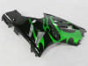 Motorcycle Fairings Kit - 2002-2005 Kawasaki ZX12R Tribal Green Fairings | NK10205-10 - Image 2 of 0
