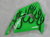 Motorcycle Fairings Kit - 2004-2005 Kawasaki ZX10R Black Flame Fairings | NK10405-11 - Image 5 of 0