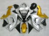 Motorcycle Fairings Kit - 2006-2007 Kawasaki ZX10R Silver/Gold Fairings | NK10607-1 - Image 1 of 0