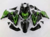 Motorcycle Fairings Kit - Black/Green 2006-2011 Kawasaki ZX14R Motorcycle Fairings | NK10611-30 - Image 1 of 0