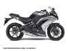 Motorcycle Fairings Kit - 2012-2016 Kawasaki Ninja 650R / ER6s Silver Fairings | NK61215-3 - Image 1 of 0