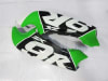 Motorcycle Fairings Kit - 1994-1997 Kawasaki ZX9R White/Green Checkered Fairings | NK99497-11 - Image 5 of 0