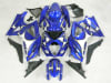 Motorcycle Fairings Kit - 2007-2008 Suzuki GSXR 1000 Silver Tribal/Blue Fairings | NS10708-11 - Image 1 of 0