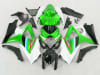 Motorcycle Fairings Kit - 2007-2008 Suzuki GSXR 1000 White/Green Fairings | NS10708-31 - Image 1 of 0
