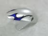 Motorcycle Fairings Kit - 2000-2003 Suzuki GSXR 600 750 Silver/Blue Tribal Fairings | NS60003-26 - Image 3 of 0