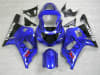 Motorcycle Fairings Kit - 2000-2003 Suzuki GSXR 600 750 Metallic Blue Flame Fairings | NS60003-29 - Image 1 of 0