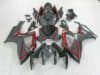 Motorcycle Fairings Kit - 2006-2007 Suzuki GSXR 600 750 Silver/Red Accents Fairings | NS60607-42 - Image 1 of 0